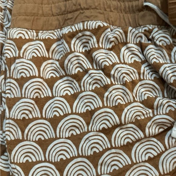 Little Sleepies Pajama Pants Womens Small Rust Rainbows - Picture 4 of 4